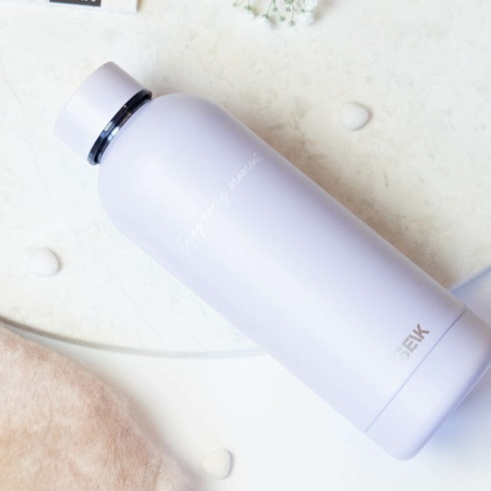 SEIK - Vesipullo / termos - ENJOY EVERY MOMENT - liila 500ml