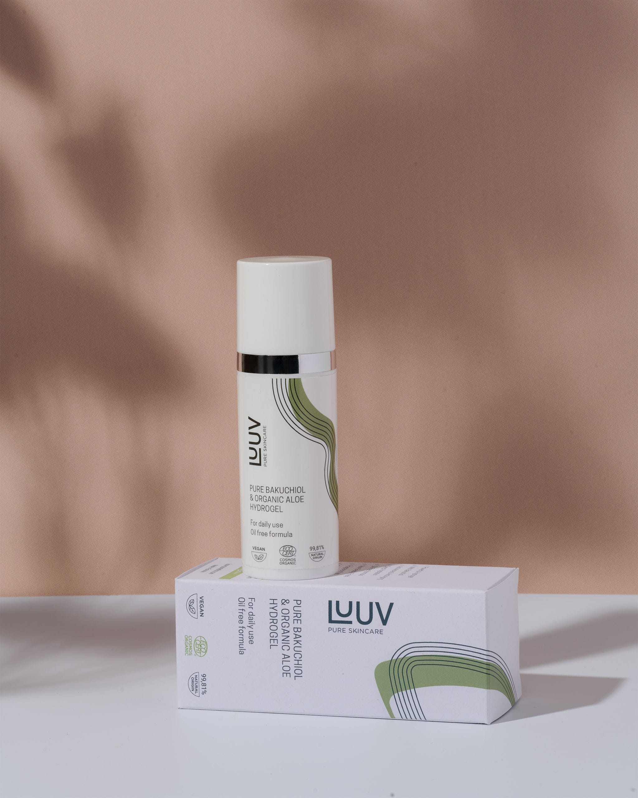 LUUV – Pure Bakuchiol & Organic Aloe Hydrogel Cosmos, 50 ml LUUV - Pure Bakuchiol & Organic Aloe Hydrogel Cosmos, 50 ml